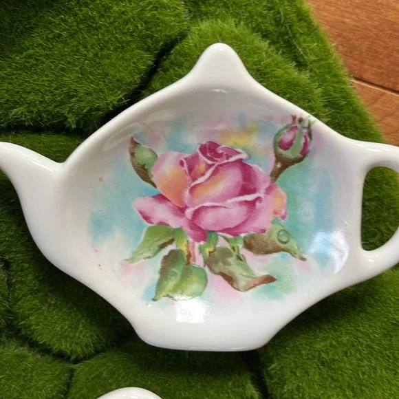 Vintage Ceramic Tea bag holders Set of Six - Picture 6 of 7